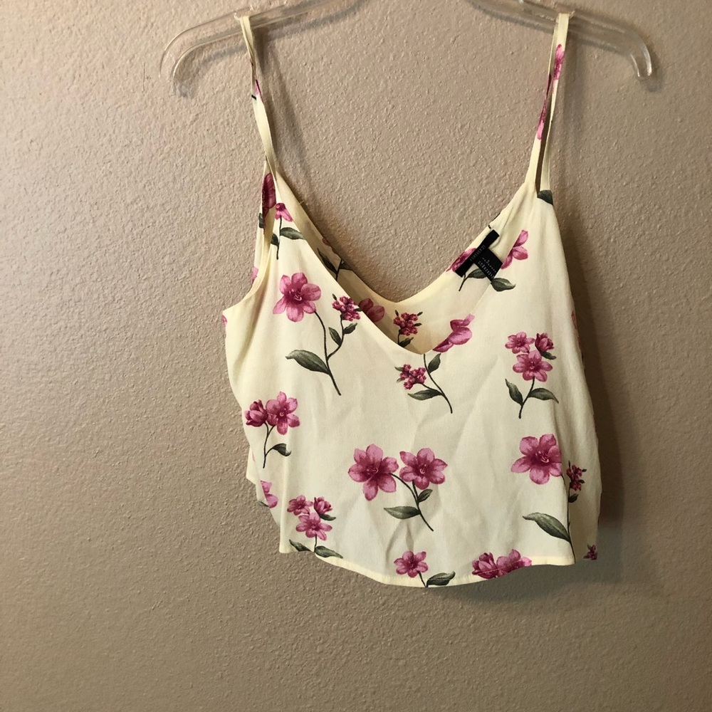 floral crop top